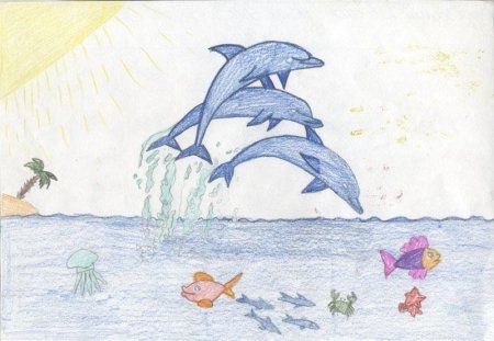 Рисунок на тему море
