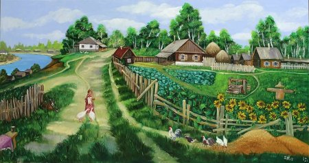 Домик в деревне для детей