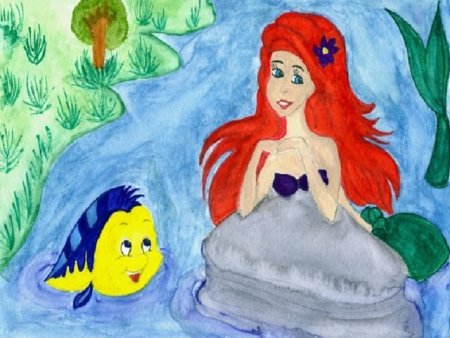 Детские рисунки сказочных героев