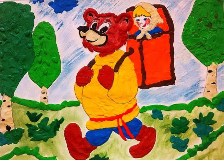 Рисунок на тему любимый сказочный герой