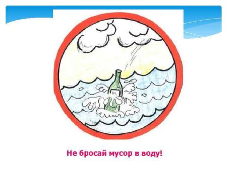 Экологические знаки вода