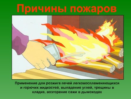 4 Причины возникновения пожара