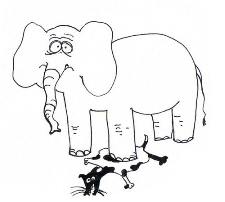 Нарисуй слона