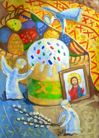 Рисунок на Пасху