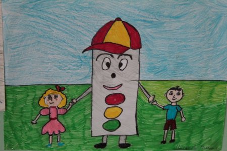 Рисунок дорога без опасностей