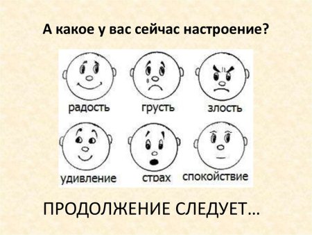 Базовые эмоции для дошкольников