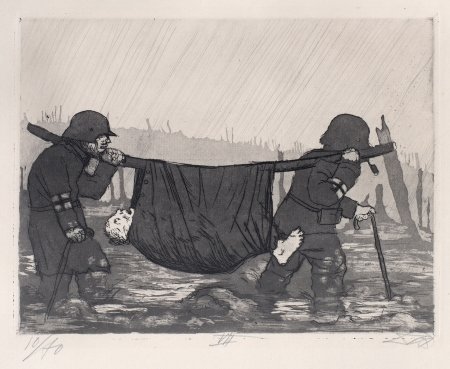 Раненый солдат 1924 Отто Дикс