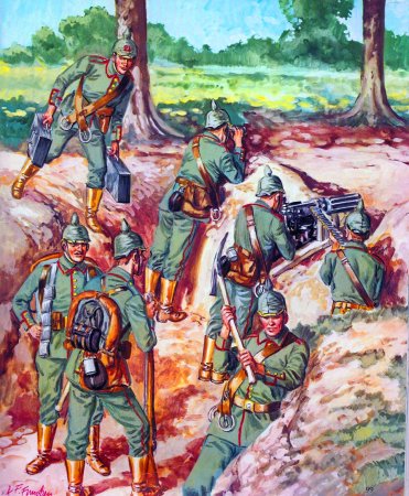 Солдаты Германии 1914 арт
