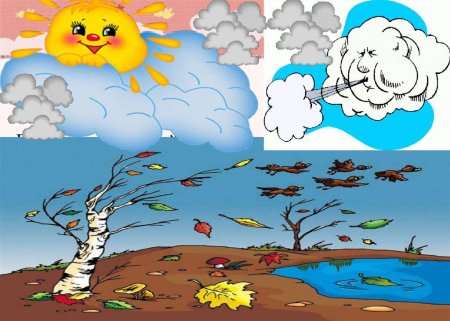 Рисунок на тему ветер