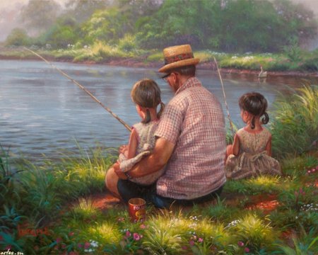 Художник Mark Keathley деревенская жизнь