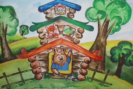 Рисунок к сказке Теремок