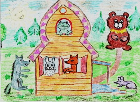 Теремок рисунок