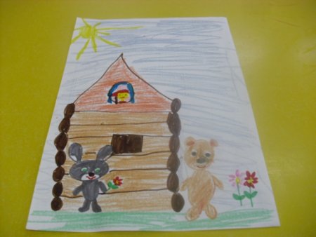 Теремок рисунок