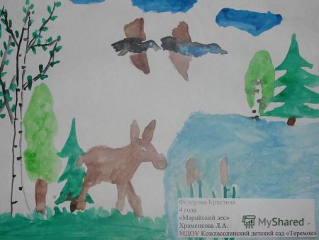 Марийский край рисунок