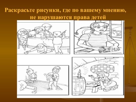 Раскраски на тему право