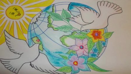 День мира рисунки