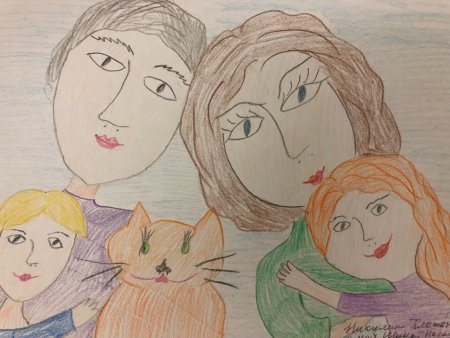 Рисунок на тему моя семья