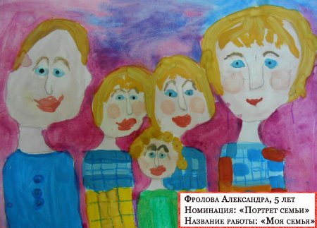 Семейный портрет рисование