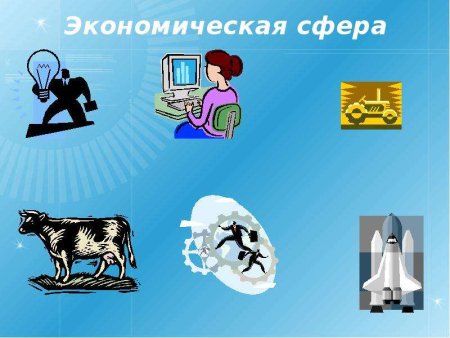 Экономическая сфера рисунок