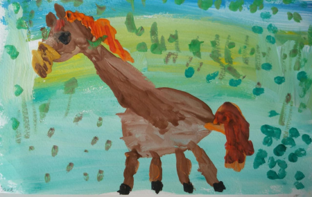 Детские рисунки на свободную тему