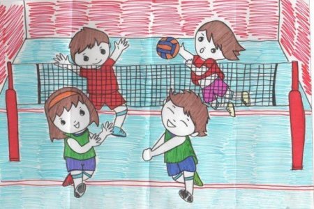 Рисунок на тему мой любимый вид спорта