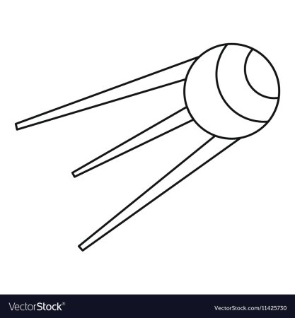 Спутник для раскрашивания для детей