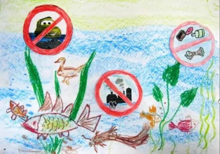 Защита водоемов рисунки