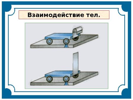 Взаимодействие тел физика 7 класс