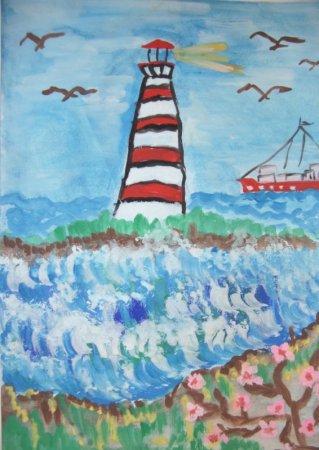 Рисование на тему мое Приморье для детей