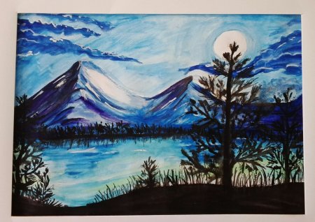 Рисунок на тему мой родной край