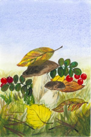 Осенние рисунки