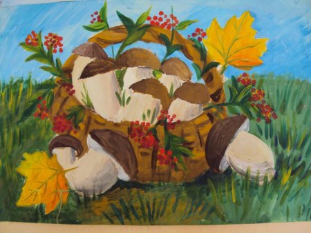 Рисование на тему дары осени