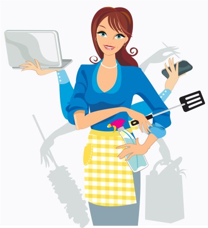 Детские рисунки моя мама домохозяйка