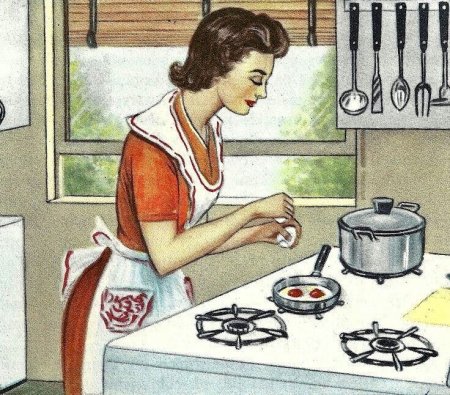 Нарисовать домохозяйку