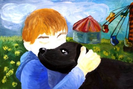 Собаки герои конкурс рисунков