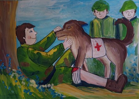 Вышивка крестом верные друзья