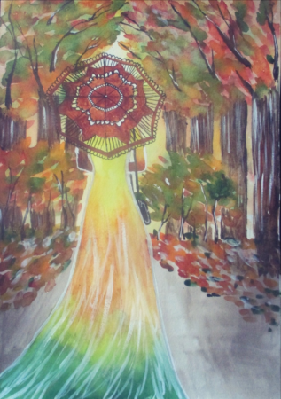 Рисунок на тему волшебница осень