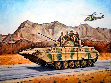 БМП 1 В Афганистане