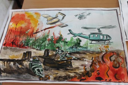Рисунок на тему война