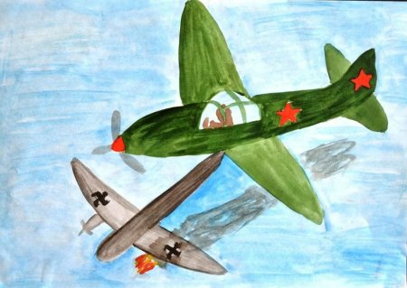 Рисунки на военную тему