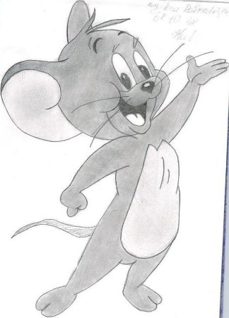 Том и Джерри нарисовать карандашом
