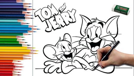 Том и Джерри картинки для срисовки