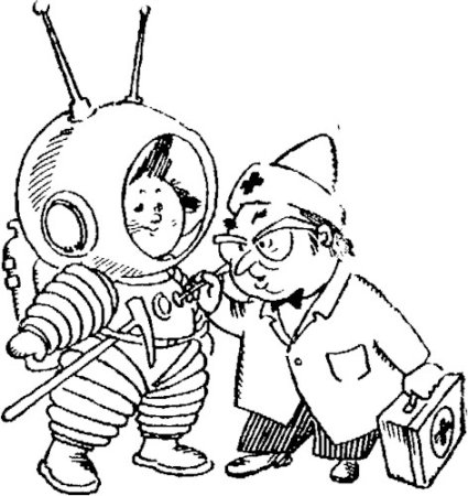 Незнайка на Луне раскраска