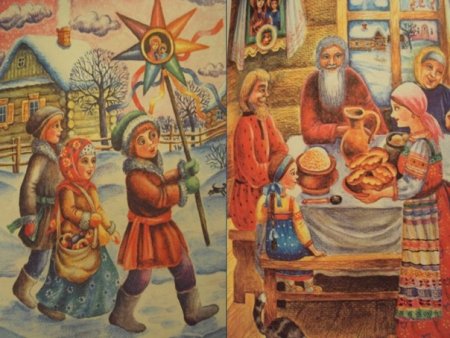 Русские народные праздники иллюстрации