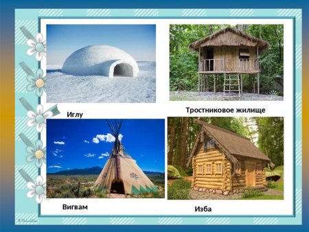 Жилище разных народов