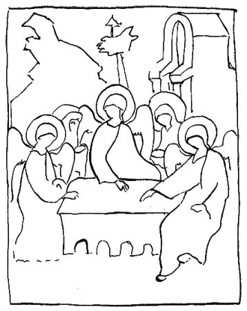 Троица Рублева прорись