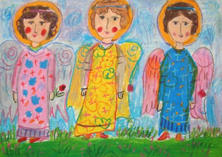 Троица Рублева прорись