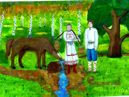Поверхность нашего края рисунок