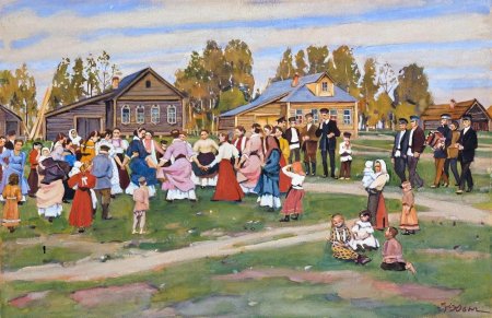 Константин Юон хоровод