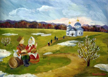 Пасхальный пейзаж